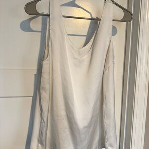 Elegant White Sleeveless Top